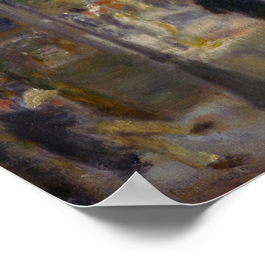 Renoir - The Grands Boulevards Poster (Hoek)