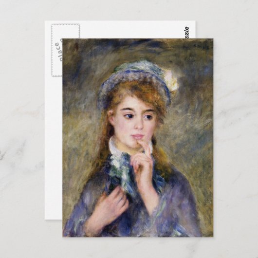 Renoir - The Ingenue Briefkaart (Voorkant / Achterkant)