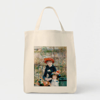 Renoir - the two siers on the Terrace - 1881 Tote Bag