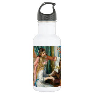 Renoir Twee Meisjes aan de Piano Print Muziek Fijn Waterfles