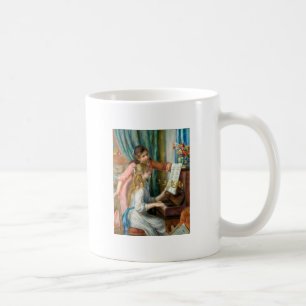 Renoir Twee Meisjes bij de Piano Print Muziek Fijn Koffiemok