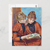 Renoir - Twee zussen Briefkaart (Voorkant / Achterkant)