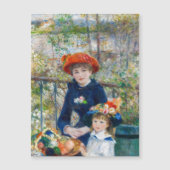 Renoir - Twee zussen op de Magnetische Kaart van T (Voorkant)