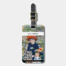 Renoir - Twee zussen op het Terras - QR-code