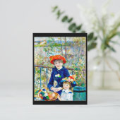 Renoir, twee zussen, postkaart (Staand voorkant)