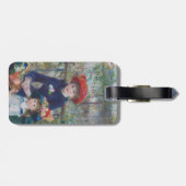 Renoir Twee Zusters Terras Frans Impressionisme Bagagelabel (Achterkant horizontaal)