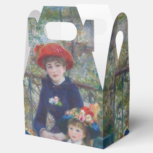 Renoir Twee Zusters Terras Frans Impressionisme Bedankdoosjes (Geopend)