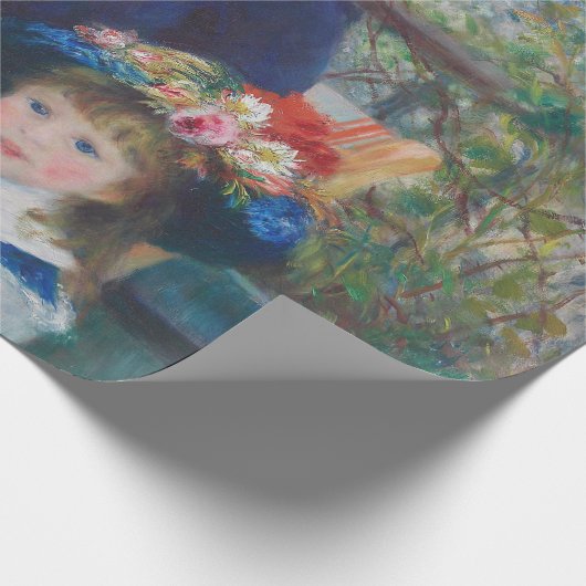 Renoir Twee Zusters Terras Frans Impressionisme Cadeaupapier (Hoek)