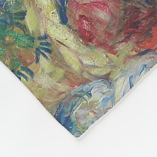 Renoir Twee Zusters Terras Frans Impressionisme Fleece Deken (Hoek)