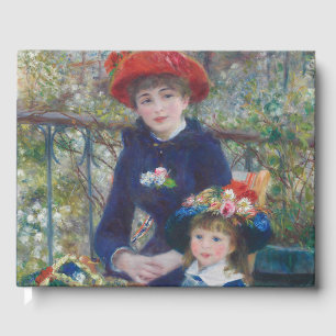 Renoir Twee zusters terras Frans impressionisme Gastenboek