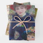 Renoir Twee Zusters Terras Frans Impressionisme Inpakpapier Vel (In situ)