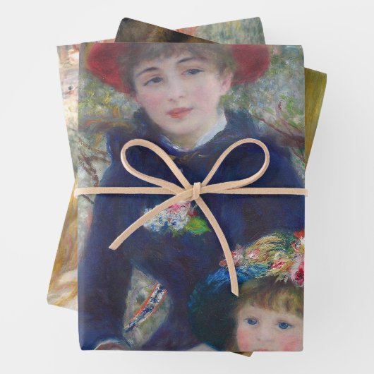 Renoir Twee Zusters Terras Frans Impressionisme Inpakpapier Vel (In situ)