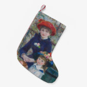 Renoir Twee Zusters Terras Frans Impressionisme Kleine Kerstsok (Voorkant (Hangend))