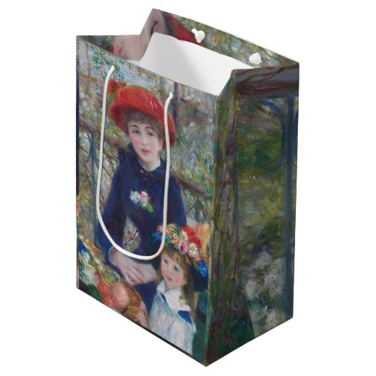 Renoir Twee Zusters Terras Frans Impressionisme Medium Cadeauzakje (Voorkant Gekanteld)