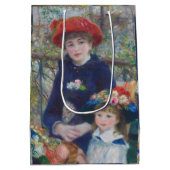 Renoir Twee Zusters Terras Frans Impressionisme Medium Cadeauzakje (Achterkant)