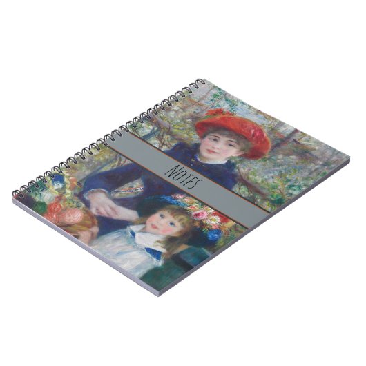 Renoir Twee Zusters Terras Frans Impressionisme Notitieboek (Linkerzijde)
