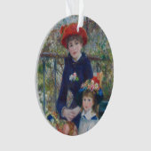 Renoir Twee Zusters Terras Frans Impressionisme Ornament (voorkant)