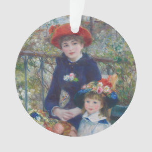 Renoir Twee Zusters Terras Frans Impressionisme Ornament