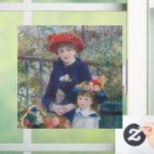 Renoir Twee Zusters Terras Frans Impressionisme Raamsticker (Huis)