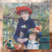 Renoir Twee Zusters Terras Frans Impressionisme Raamsticker (Vel 2)