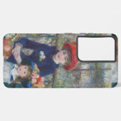 Renoir Twee Zusters Terras Frans Impressionisme Samsung Galaxy Hoesje (Linkerkant)