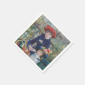 Renoir Twee Zusters Terras Frans Impressionisme Servet (Hoek)