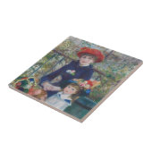 Renoir Twee Zusters Terras Frans Impressionisme Tegeltje (Zijkant)