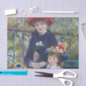 Renoir Twee Zusters Terras Frans Impressionisme Tissuepapier (Craft)