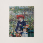 Renoir Twee Zusters Terras Impressionisme Schilder Legpuzzel (Verticaal)