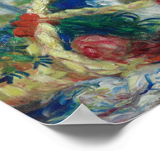 Renoir Twee Zusters Terras Impressionisme Schilder Poster (Hoek)