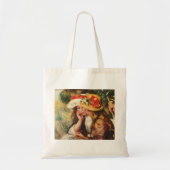 Renoir Two Girls Reading in de Canvas tas van de t (Voorkant)