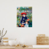 Renoir Two Sisters Fine Art Painted Restored Poster (Keuken)
