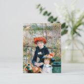 Renoir "Two Sisters (on the Terrace)" Briefkaart (Staand voorkant)