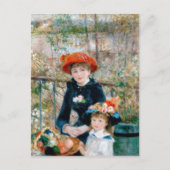 Renoir "Two Sisters (on the Terrace)" Briefkaart (Voorkant)
