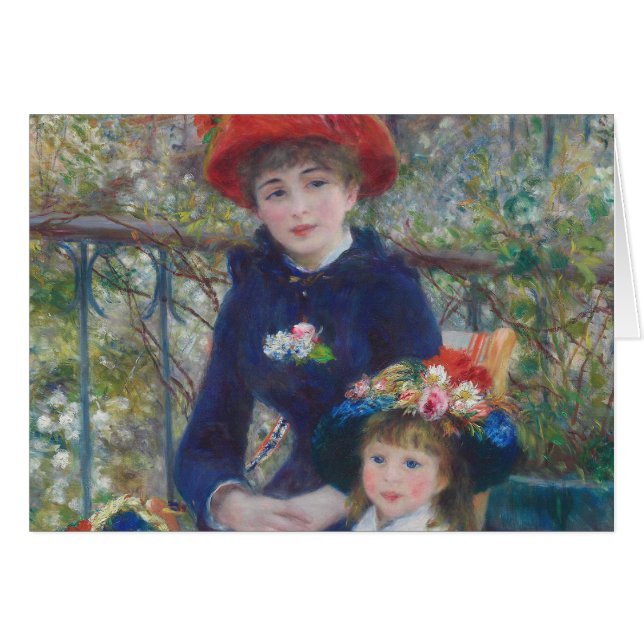 Renoir Two Sisters Terrace Frans Impressionisme  (Voorkant Horizontaal)