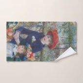 Renoir Two Sisters Terrace Frans Impressionisme Bad Handdoek (Handdoek)
