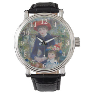 Renoir Two Sisters Terrace Frans Impressionisme Horloge