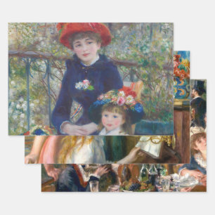 Renoir Two Sisters Terrace Frans Impressionisme  Inpakpapier Vel