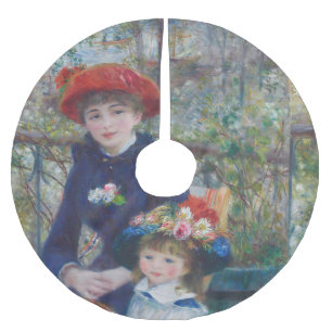 Renoir Two Sisters Terrace Frans Impressionisme Kerstboom Rok