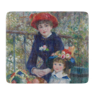 Renoir Two Sisters Terrace Frans Impressionisme  Snijplank
