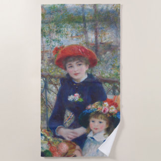 Renoir Two Sisters Terrace Frans Impressionisme  Strandlaken