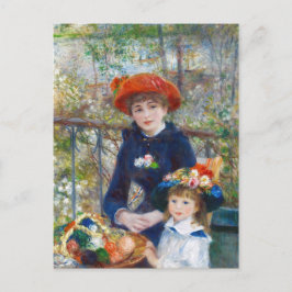Renoir Two-zussen op een terras CC0402-Briefkaart Briefkaart