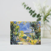 Renoir - Uitzicht nabij Antibes Briefkaart (Staand voorkant)