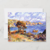 Renoir - Uitzicht op Guernsey, beroemd schilderij Kaart (Voorkant)