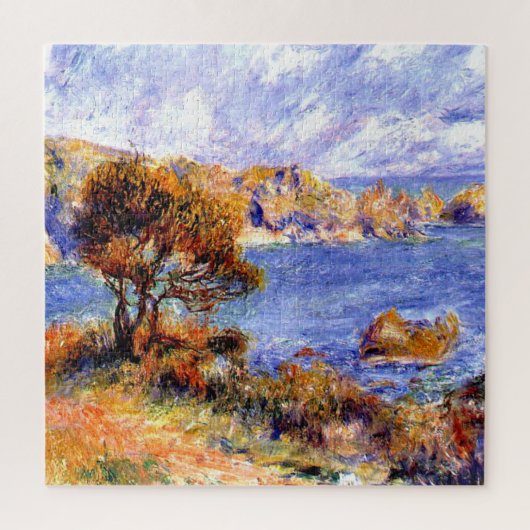 Renoir - Uitzicht op Guernsey Legpuzzel (Verticaal)
