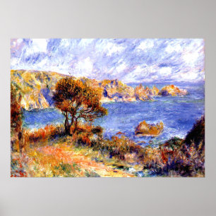 Renoir - Uitzicht op Guernsey Poster