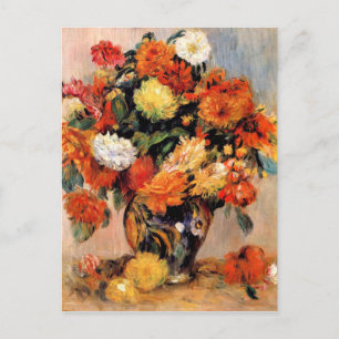 Renoir - Vaas met Bloemen, 1884 Briefkaart
