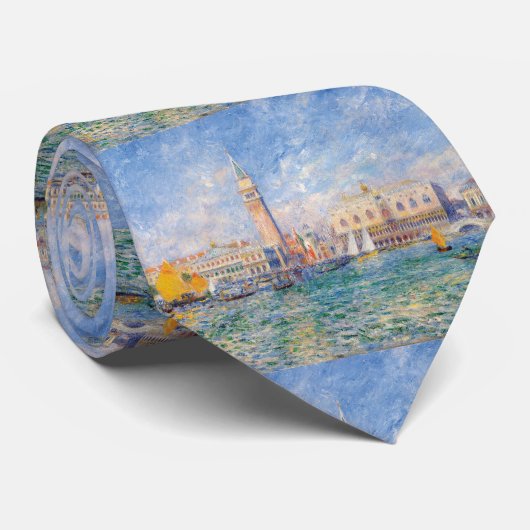 Renoir, “ Venice - The Doge’s Palace ” Stropdas (Opgerold)