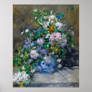 Renoir, Voorjaarsboeket, 1866 Poster