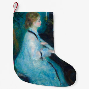 Renoir Vrouw aan de Piano Vintage Impressionist Kleine Kerstsok